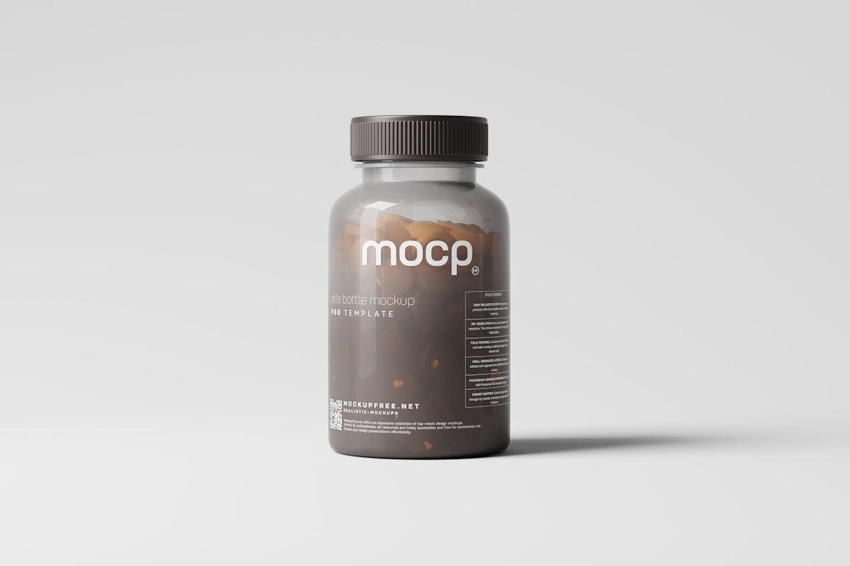 a bottle of moco on a white background